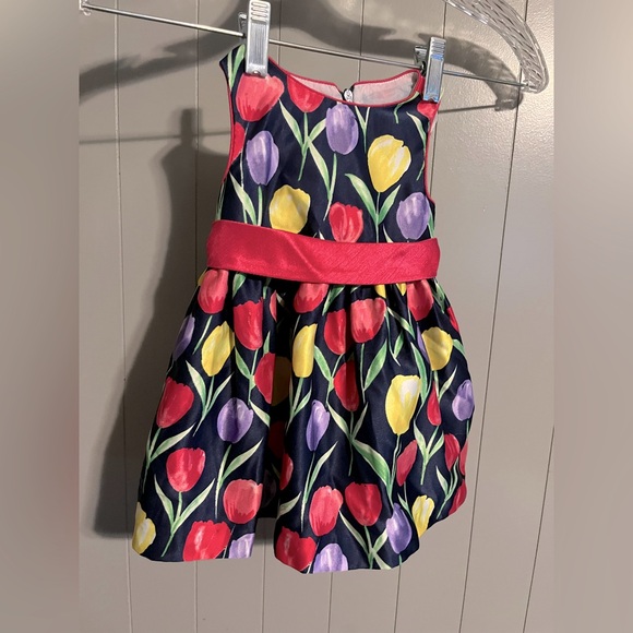 American Princess Baby Girls Formal Tulip Dress with bloomers - Picture 1 of 5